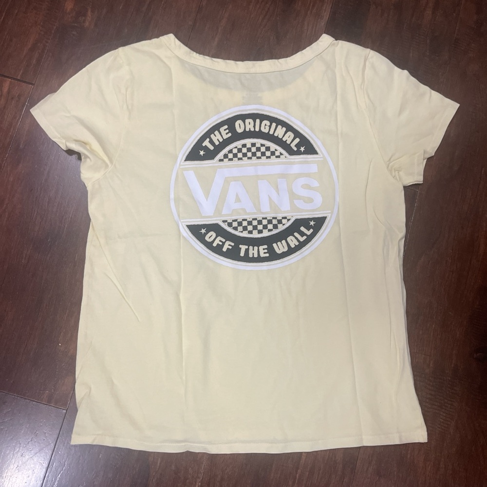 Vans Cream Logo T-Shirt